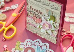 Making Valentine's greeting cards