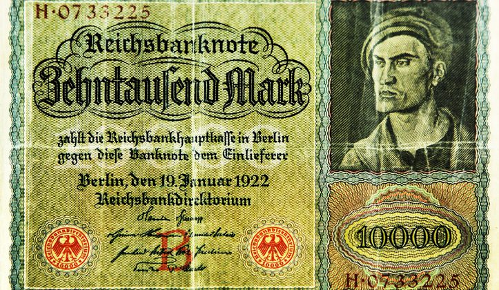 Spår av historiska inflationer via frimärken